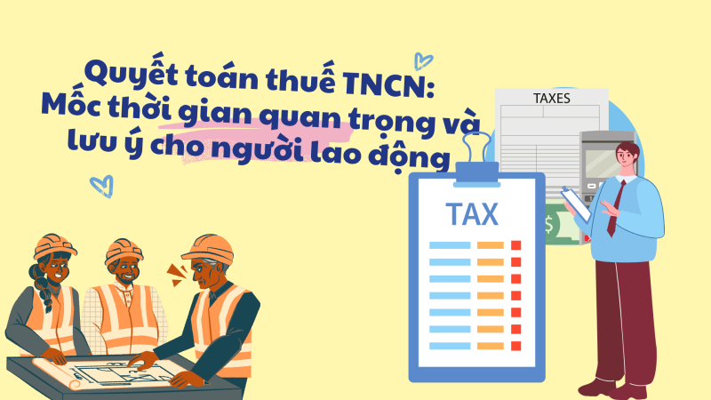 Quyết toán thuế TNCN: Mốc thời gian quan trọng và lưu ý cho người lao động